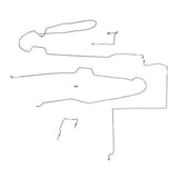 Intermediate Brake Line Kit for 1999-2003 Ford Windstar drum brakes stainless steel