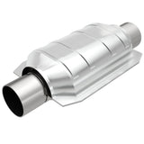 MagnaFlow universal catalytic converter 2.25 inch inlet/outlet stainless steel CARB compliant 457105
