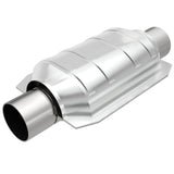 MagnaFlow universal catalytic converter 2.25 inch inlet/outlet stainless steel CARB compliant 457105