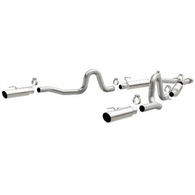 MagnaFlow cat-back exhaust system for 1999-2004 Ford Mustang stainless steel polished 15673