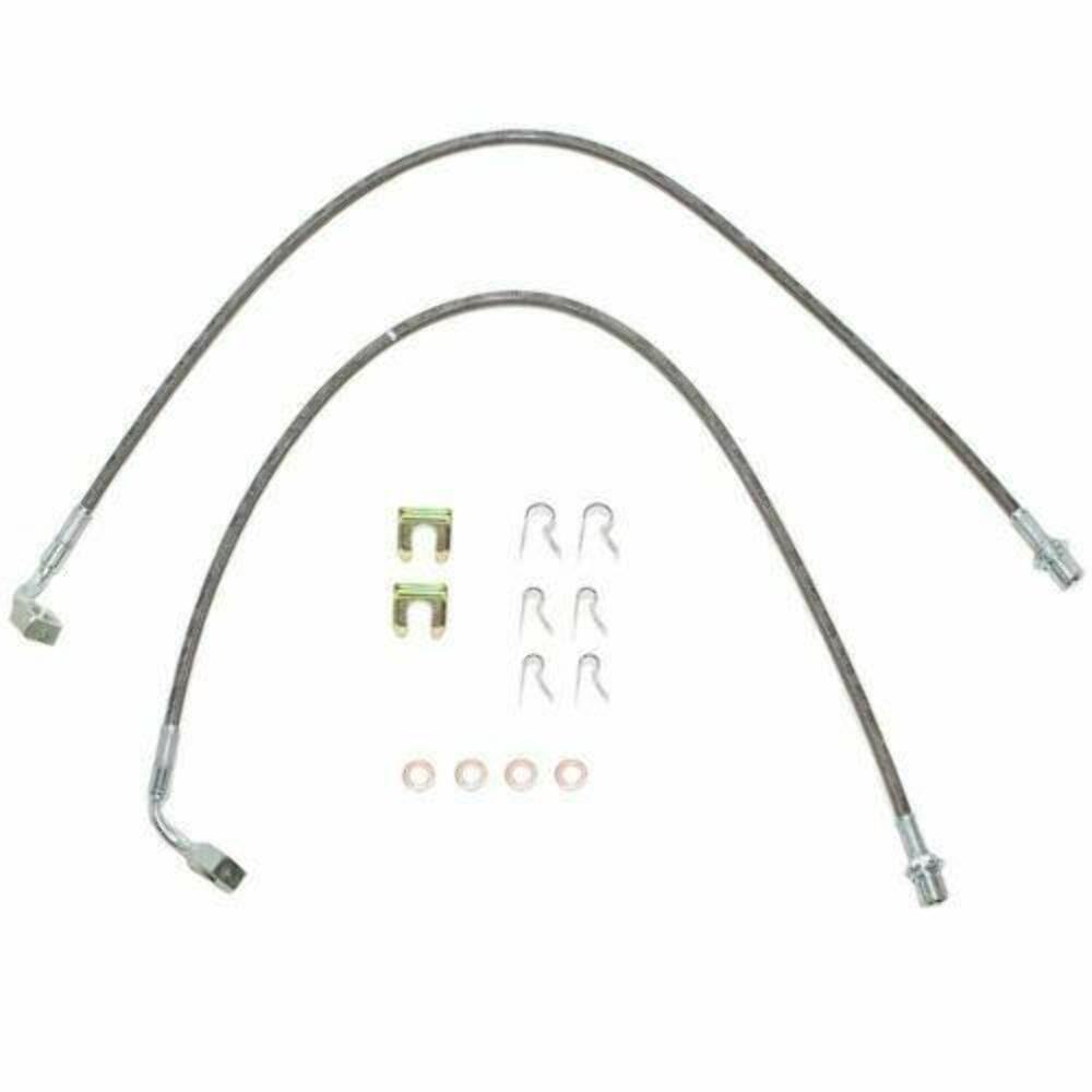 t 1999 - 2007 Chevrolet Silverado 1500HD Brake Hose - HSP0001SS Fine Lines