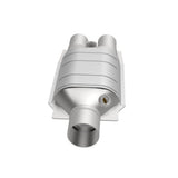 MagnaFlow universal catalytic converter 2.5 inch inlet/outlet stainless steel Federal EPA compliant OBDII 99067h