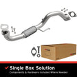 2007-2012 Hyundai Elantra Direct-Fit Front Pipe Kit 107-0256 stainless steel