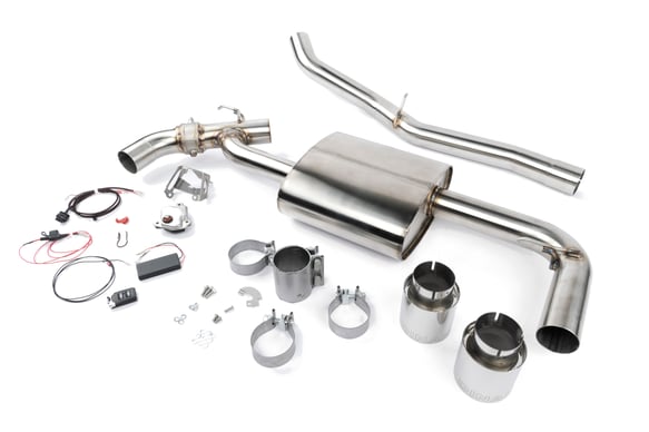 Valved Axle-Back Exhaust for 2017-2024 MINI C'man S ALL4 D660-0084 BMW performance polished stainless steel