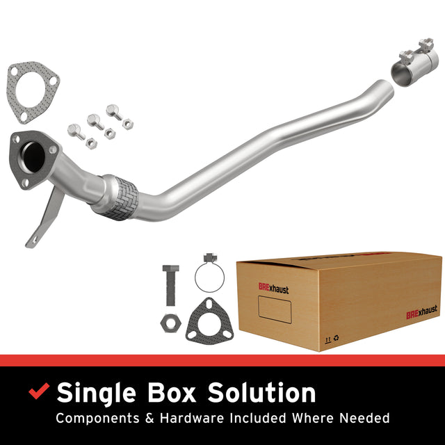 2005-2008 Audi A4 Direct-Fit Front Pipe Kit 107-0259 stainless steel