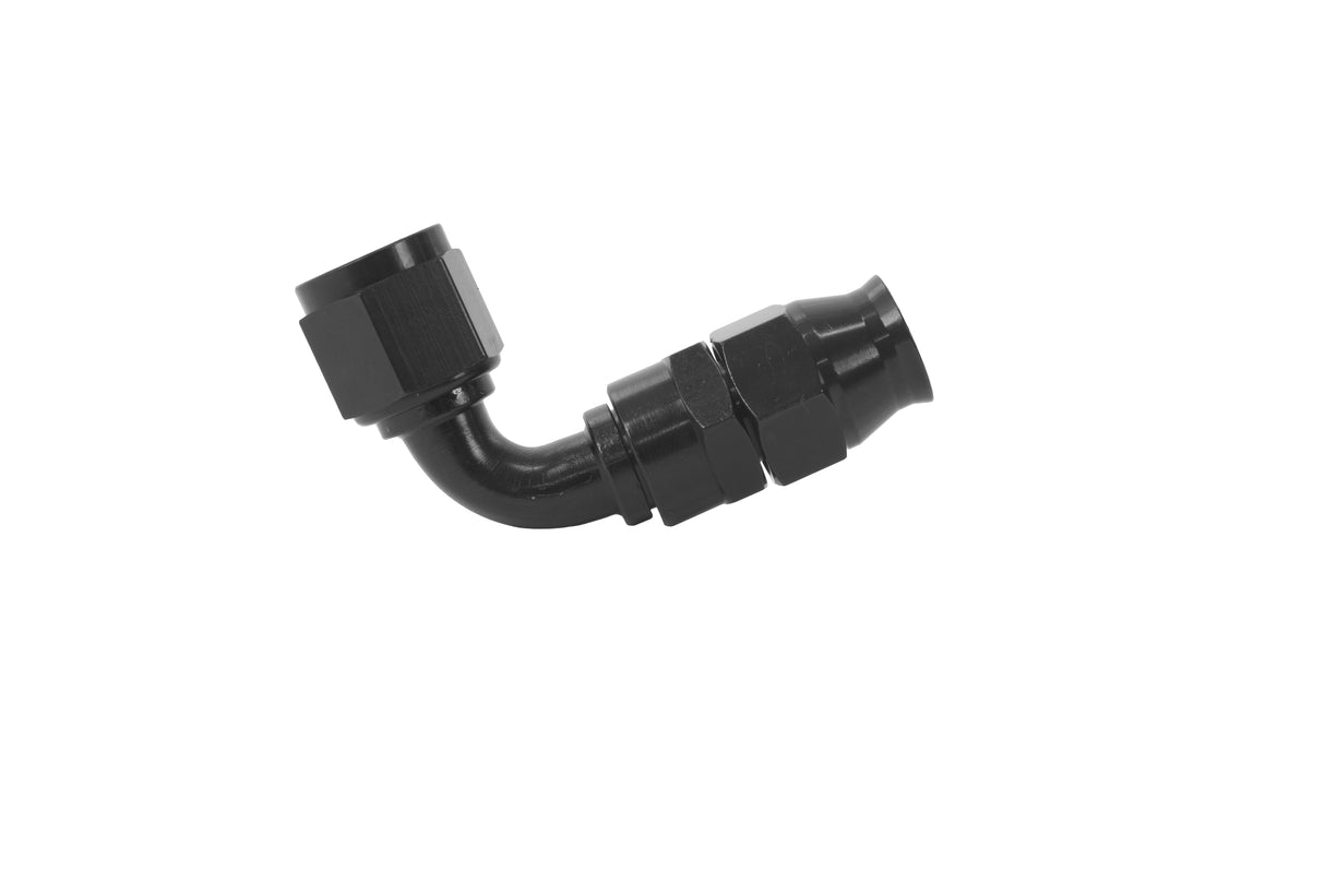 Aeromotive PTFE hose end fitting straight black anodized anodized 15355