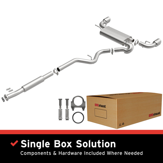 2013-2023 Subaru BRZ Direct-Fit Replacement Exhaust System 106-0884 aluminized steel