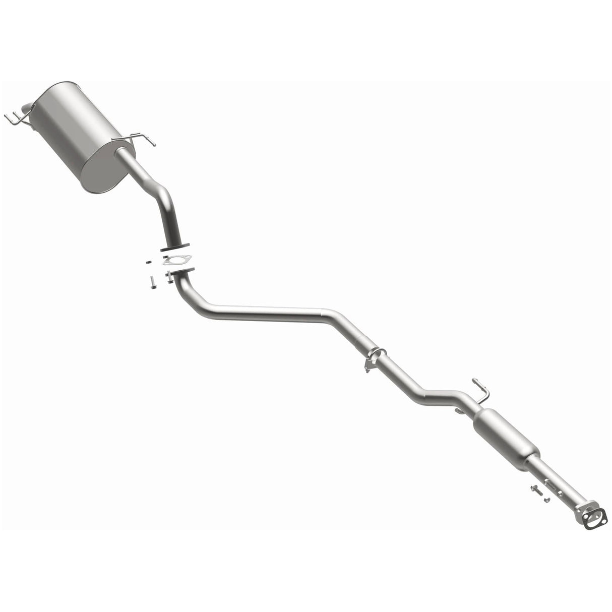 Fits 2014-2016 Kia Forte 1.8L Direct-Fit Replacement Exhaust System aluminized steel