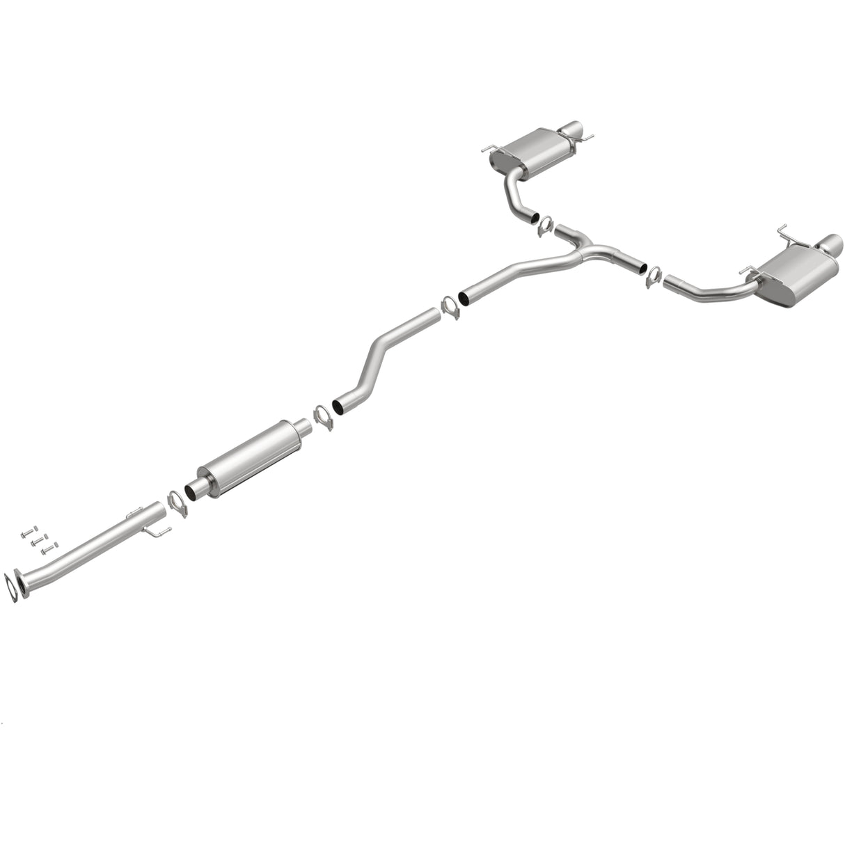t 2009-2014 Acura TSX Direct-Fit Replacement Exhaust System 106-0861 Brexhaust