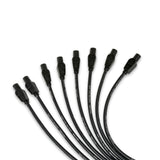 Spark Plug Wire Set Universal 8mm Silicone Spiro Pro 180? 350 ohm/ft Black 73055