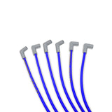 Spark Plug Wire Set Universal 8.2mm Silicone Thundervolt 40 ohm/ft Blue 86632