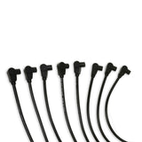 Spark Plug Wire Set Universal 8mm Silicone Spiro Pro 350 ohm/ft Black 76030