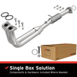1990-1993 Honda Accord Direct-Fit Front Pipe Kit 107-0142 stainless steel