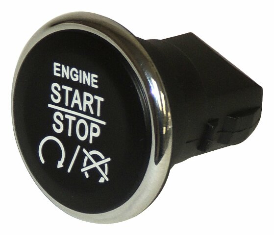 Crown Automotive - Plastic Black Ignition Switch - 1FU931X9AC