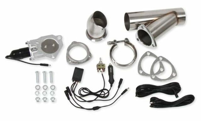 Hooker 2.5" electric "switch" Single Kit 11056HKR stainless steel aluminum