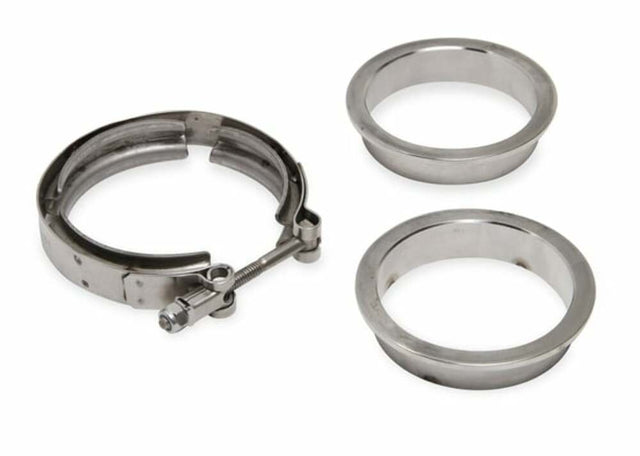 Hooker 2.5" Exhaust V-Band Clamp w/ S/S Flanges 41171HKR stainless steel