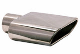 t 2.5" ID X6.5X2.5"X 8.5" Rolled Edge Slant Cut stainless steel T815 Mach Speed