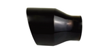t 2.5" IDX4"X12" Double Wall Slant Cut S/S Gloss Black Exhaust Tip 2540BK-12 Mach Speed