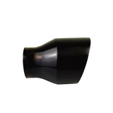 t 2.5" IDX4"X12" Double Wall Slant Cut S/S Gloss Black Exhaust Tip 2540BK-12 Mach Speed
