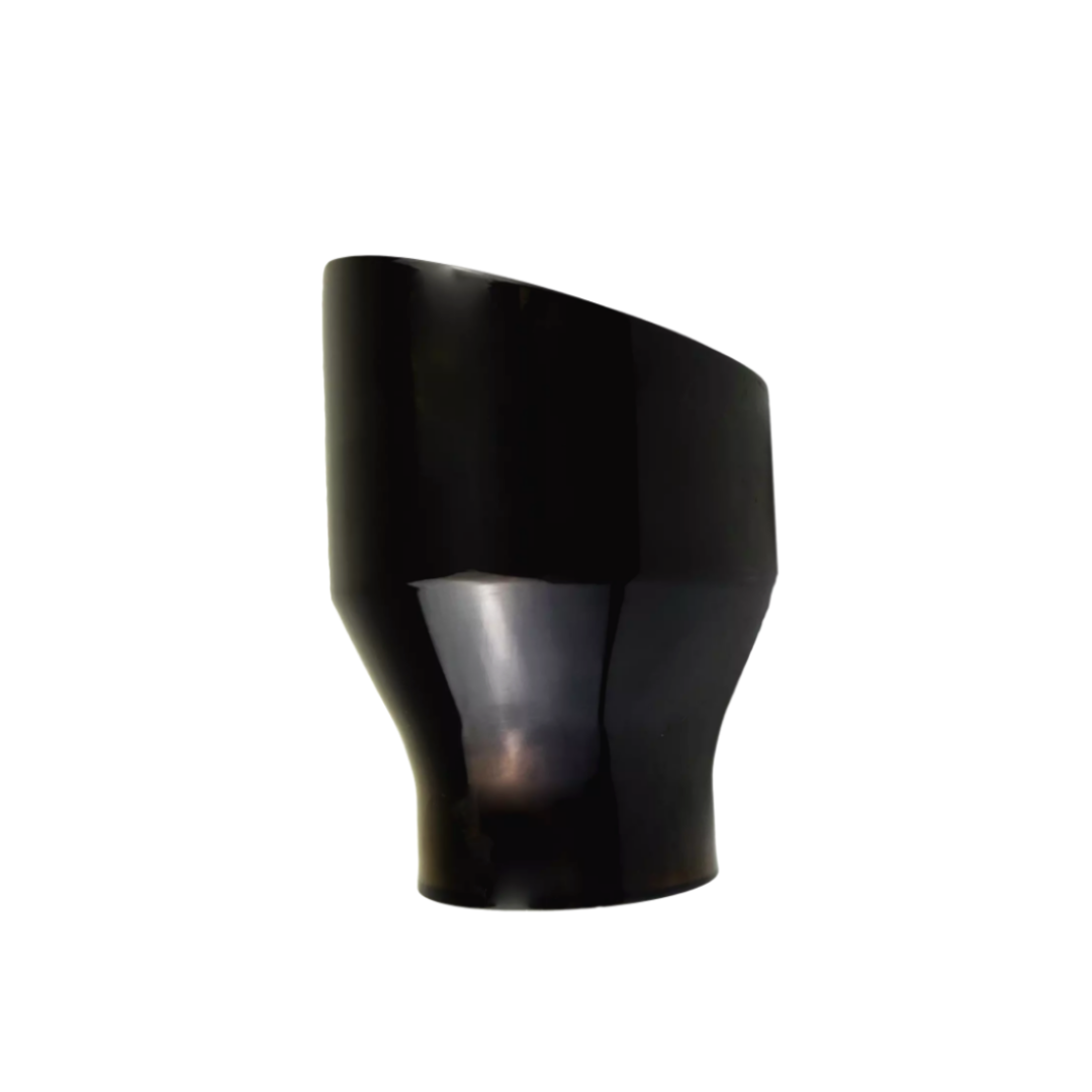 t 2.5" IDX4"X12" Double Wall Slant Cut S/S Gloss Black Exhaust Tip 2540BK-12 Mach Speed
