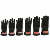 RaceQuip SFI racing gloves SFI 5 black 2-layer large 3550095RQP