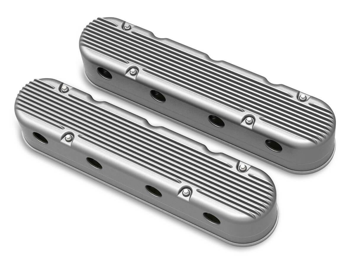 Hooker performance muffler black polished aluminum finish-241-180