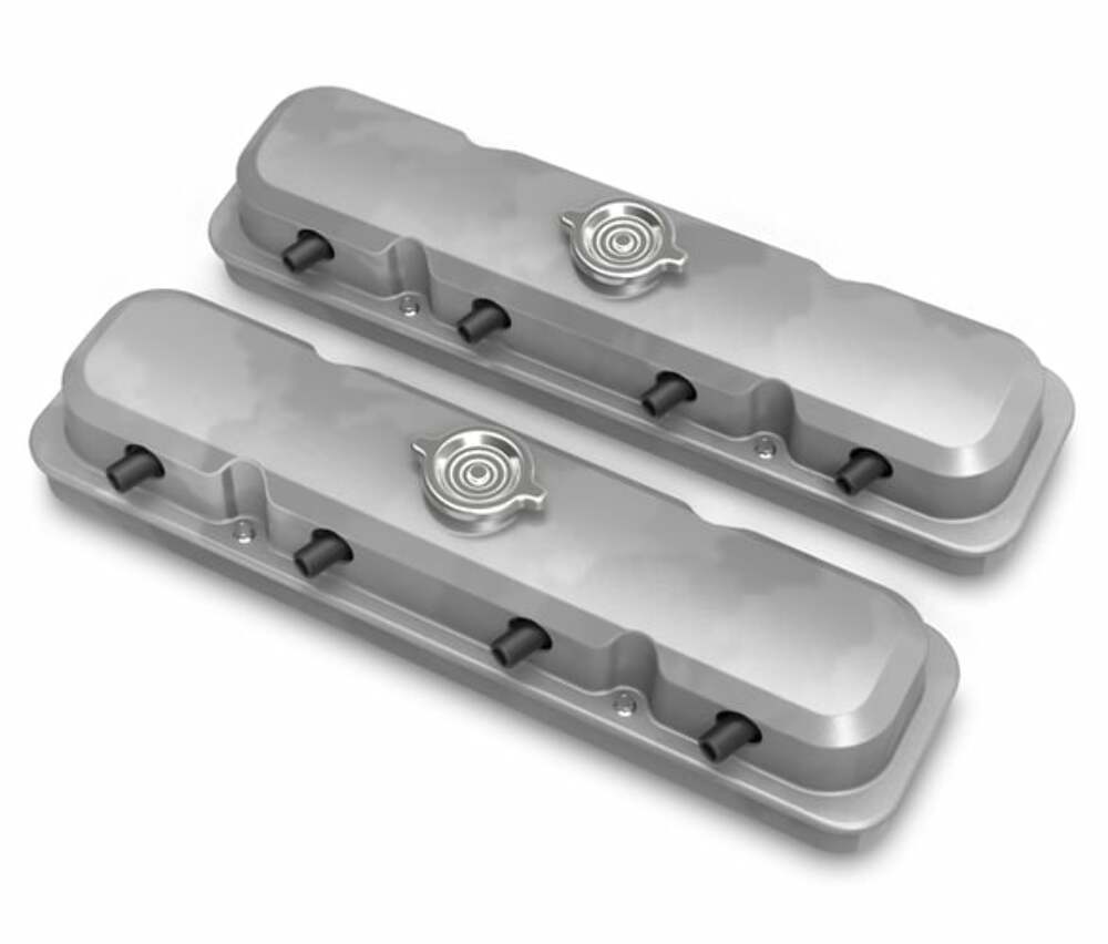 Hooker performance muffler black polished aluminum finish-241-190