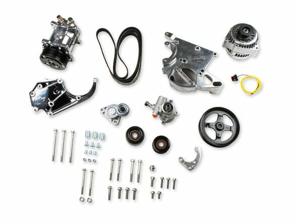 Holley performance fuel system component polished