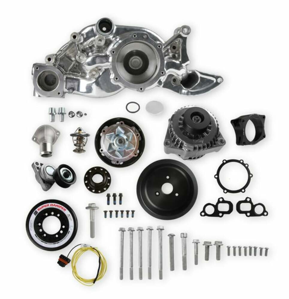 Holley performance fuel system component polished aluminum