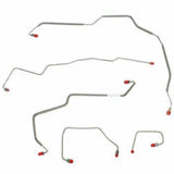 t 2000-02 Chevrolet Cavalier Front Brake Line Kit w/ Traction Control - XKT0001SS Fine Lines