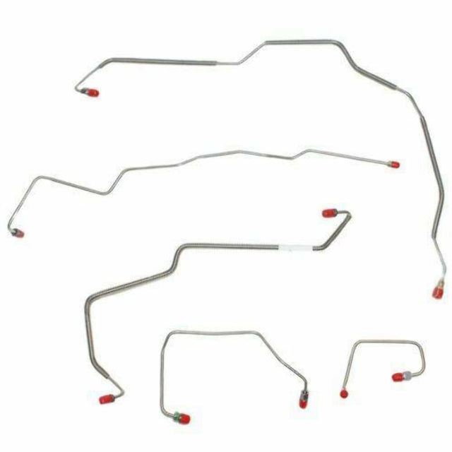 t 2000-02 Chevrolet Cavalier Front Brake Line Kit w/ Traction Control - XKT0001SS Fine Lines