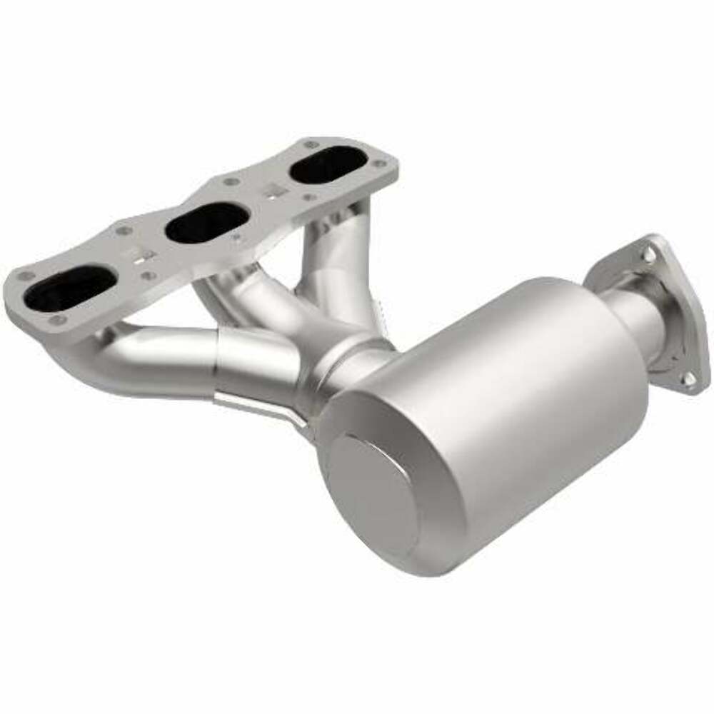 MagnaFlow direct-fit catalytic converter fits 2000-2004 Boxster 2.7 3.2L 2.7 inch inlet/outlet stainless steel CARB compliant OBDII 52328