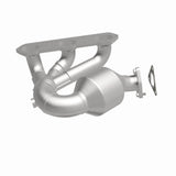 MagnaFlow direct-fit catalytic converter fits 2000-2004 Boxster 2.7 3.2L 2.7 inch inlet/outlet stainless steel CARB compliant OBDII 52328