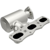 MagnaFlow direct-fit catalytic converter fits 2000-2004 Boxster 2.7 3.2L 2.7 inch inlet/outlet stainless steel CARB compliant OBDII 52329