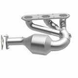 MagnaFlow direct-fit catalytic converter fits 2000-2004 Boxster 2.7 3.2L 2.7 inch inlet/outlet stainless steel CARB compliant OBDII 52329