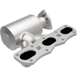 MagnaFlow direct-fit catalytic converter fits 2000-2004 Boxster 2.7 3.2L 2.7 inch inlet/outlet stainless steel CARB compliant OBDII 52329