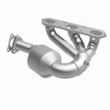 MagnaFlow direct-fit catalytic converter fits 2000-2004 Boxster 2.7 3.2L 2.7 inch inlet/outlet stainless steel CARB compliant OBDII 52329