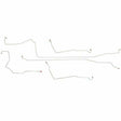 Brake Line for 2000-2007 Ford Focus Intermediate AWABS ABS disc brakes stainless steel