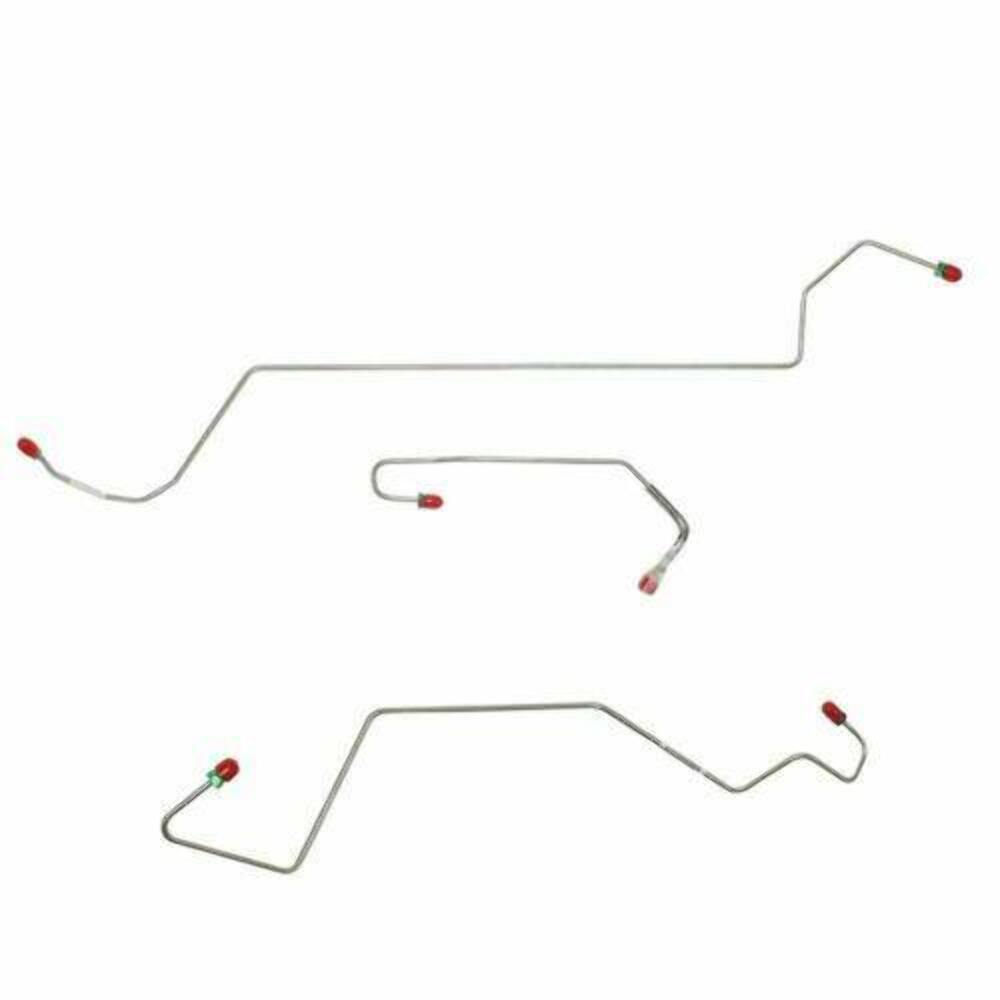t 2000-07 Ford Focus Rear Drum Brakes Front Brake Line Kit - LKT0001OM Fine Lines