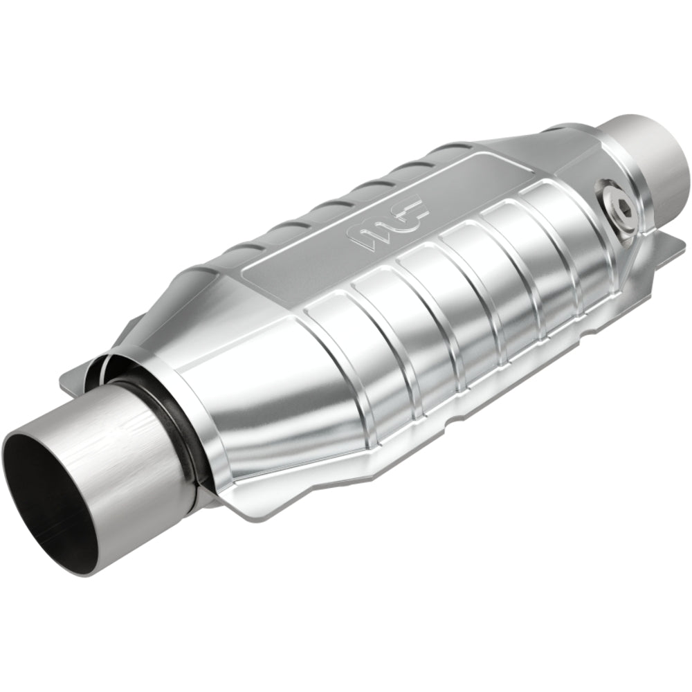 MagnaFlow universal catalytic converter 2.5 inch inlet/outlet stainless steel Federal EPA compliant OBDII 51036