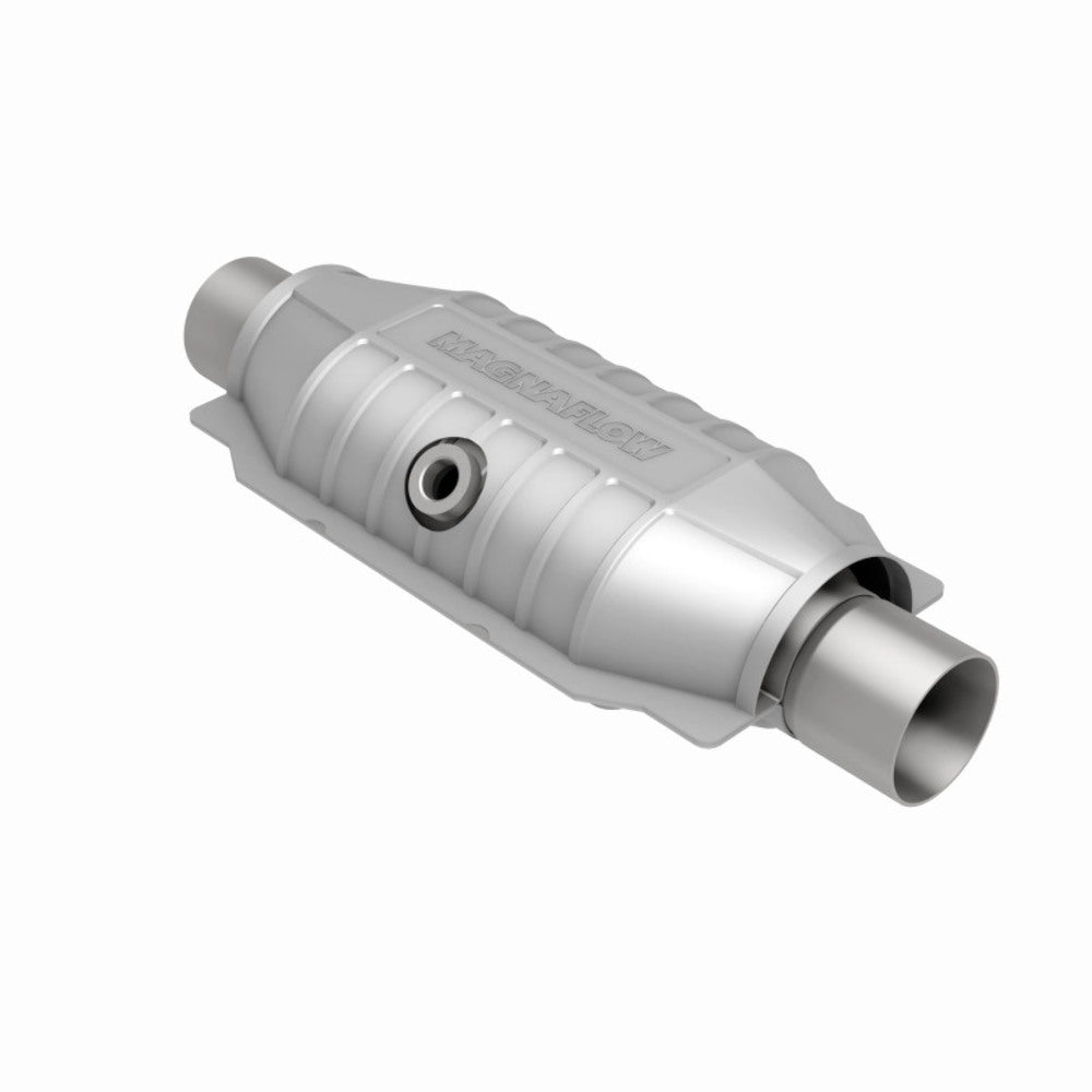 MagnaFlow universal catalytic converter 2 inch inlet/outlet stainless steel CARB compliant 441454