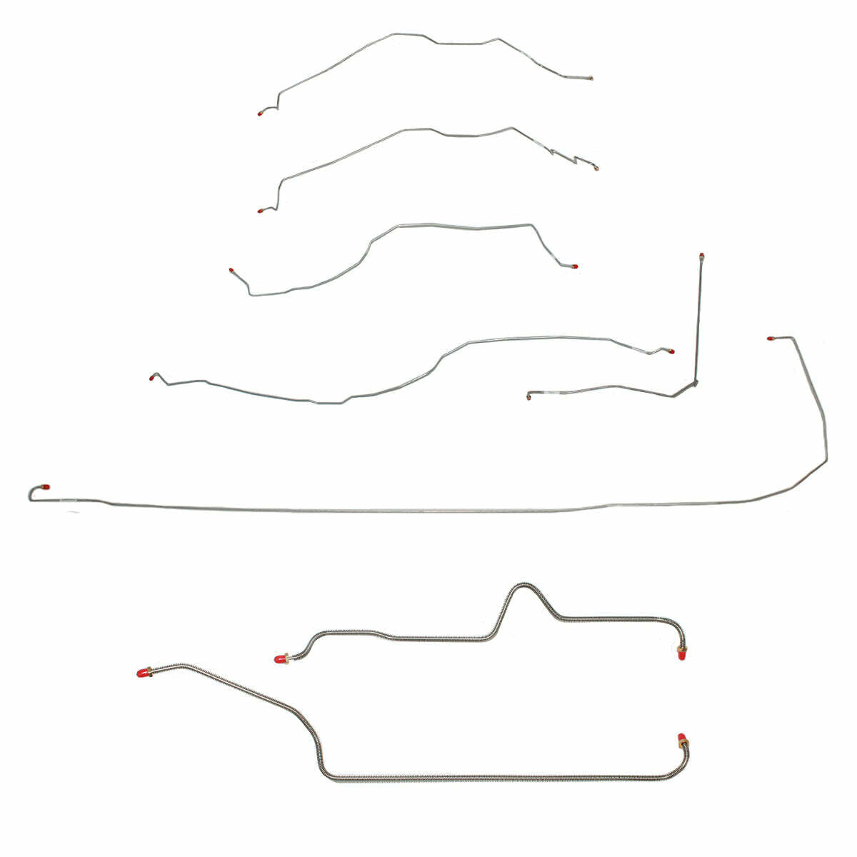 t 2000 - 2002 Chevrolet Tahoe Brake Line Kit - CBK0217OM Fine Lines
