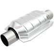 MagnaFlow universal catalytic converter 2 inch inlet/outlet stainless steel CARB compliant 451034