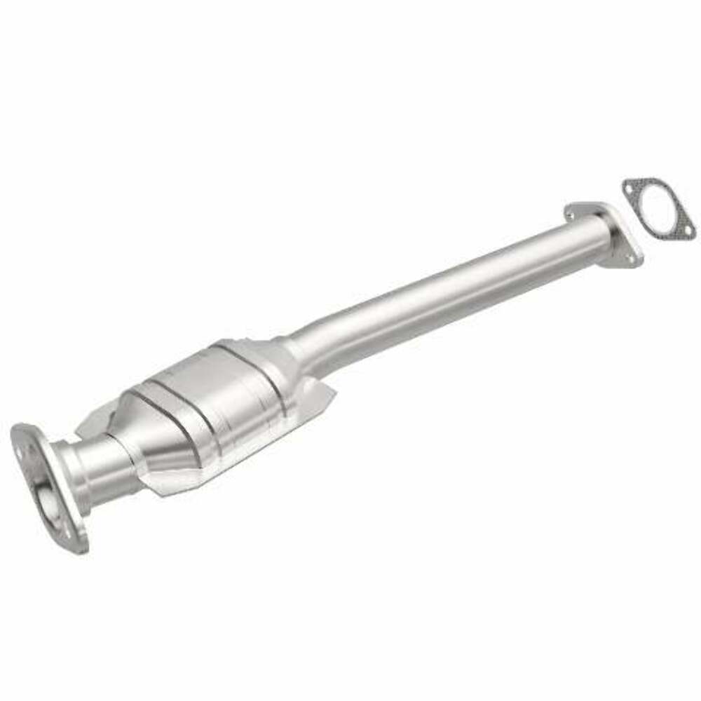 MagnaFlow direct-fit catalytic converter fits 2000-2002 Mercury Cougar, 1998-2000 Ford Contour, and more, this and 2000-2002 Mercury Cougar stainless steel Federal EPA compliant OB