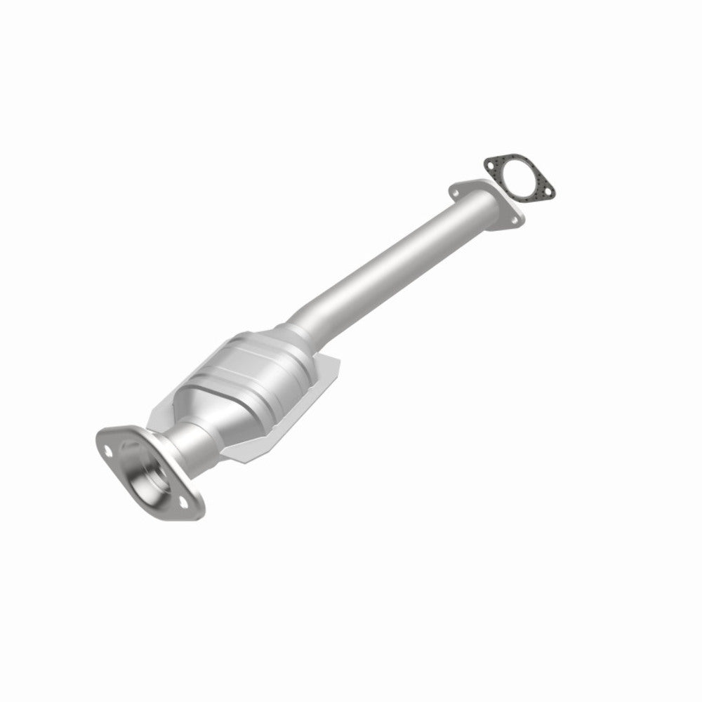 MagnaFlow direct-fit catalytic converter fits 2000-2002 Mercury Cougar, 1998-2000 Ford Contour, and more, this and 2000-2002 Mercury Cougar stainless steel Federal EPA compliant OB