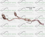 t 2000-2003 Dodge Dakota Catalytic Converter 19189 Davico Mfg