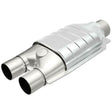MagnaFlow universal catalytic converter 2.5 inch inlet/outlet stainless steel Federal EPA compliant OBDII 51007