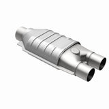 MagnaFlow universal catalytic converter 2.5 inch inlet/outlet stainless steel Federal EPA compliant OBDII 51007
