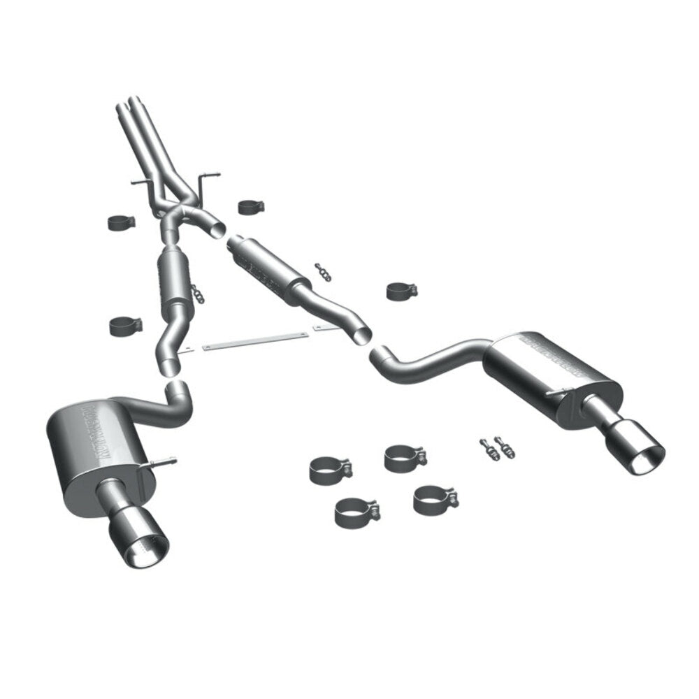 MagnaFlow cat-back exhaust system for 2000-2004 Audi stainless steel polished 16493