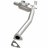 MagnaFlow direct-fit catalytic converter fits 2000-2004 Boxster H6 3.2 2.7 3.2 inch inlet 2.7 inch outlet stainless steel CARB compliant 52365